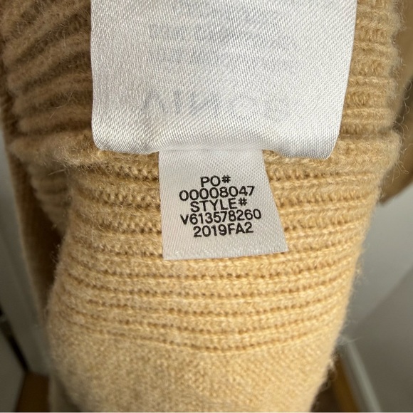 VINCE Wool and Cashmere Belted Sweater Midi Dress - Picture 9 of 9